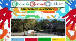 Desktop Screenshot of aboveandbeyondchildcare.com
